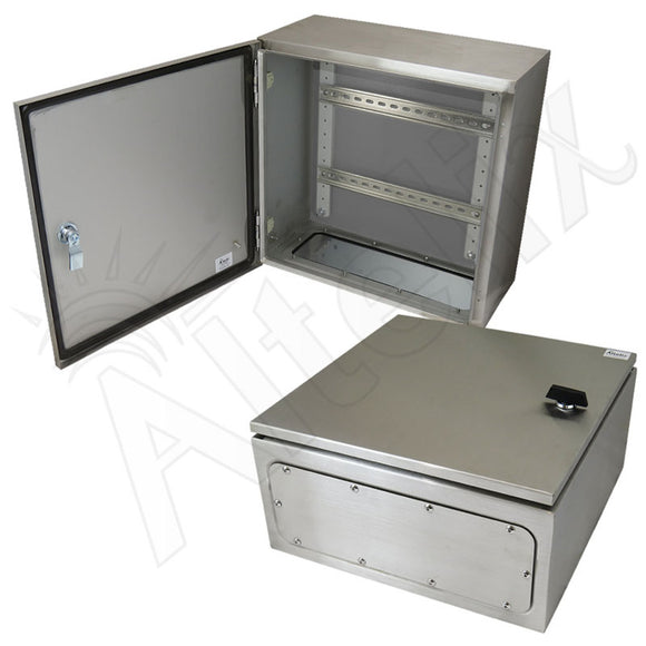 Altelix Industrial DIN Rail NEMA 4X Stainless Steel Weatherproof Enclosure
