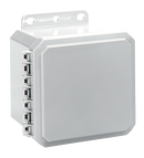 Integra - Impact Line | Polycarbonate | Opaque | Low Profile Hinge, Integrated Locking Latch, Integrated Mounting Flange | NEMA 4P, NEMA 6P-2