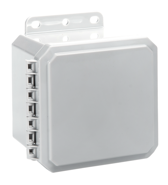 Integra - Impact Line | Polycarbonate | Opaque | Low Profile Hinge, Integrated Locking Latch, Integrated Mounting Flange | NEMA 4P, NEMA 6P
