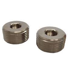 D5.3/4.N   3/4" NPT Exd Stopping Plug: Nickel Plated Brass (Type D)