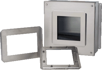 EWKSS Series 304 Stainless Steel Window Kit with Shatterproof and Scratch Resistant Glass