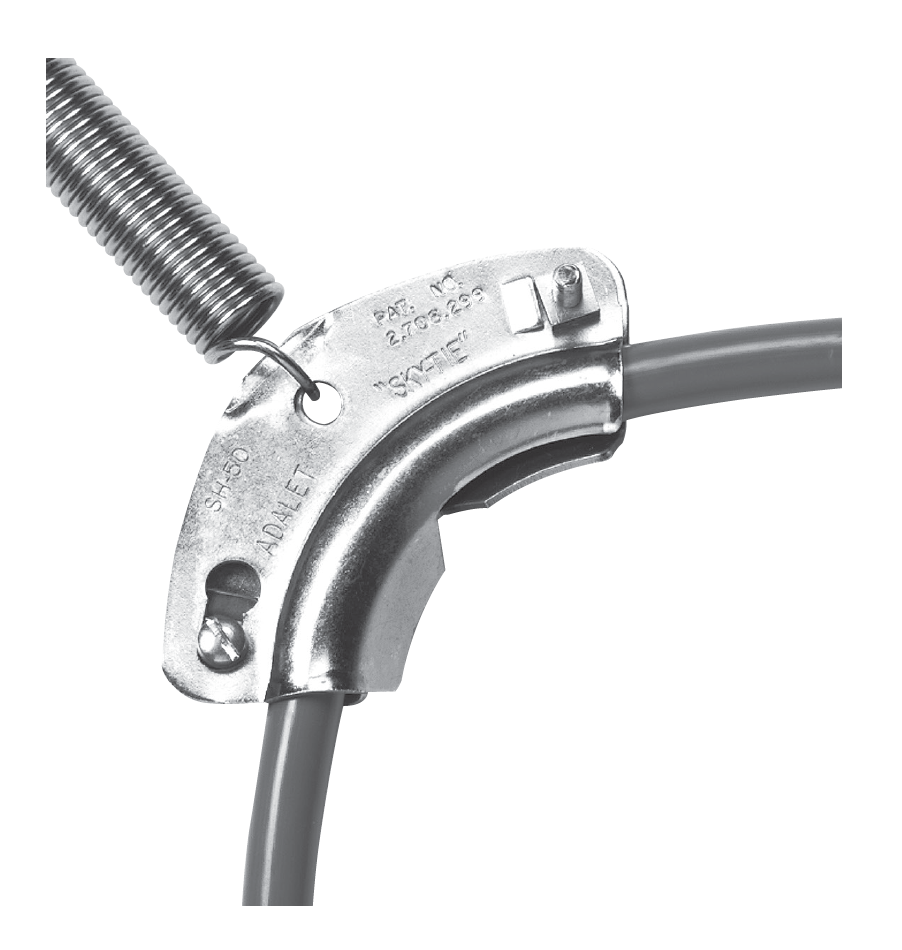 Adalet Spring Sky Tie Clamps _ ADALET SKY-TIE SH-75 Cable Clamps With Spring New Old ...