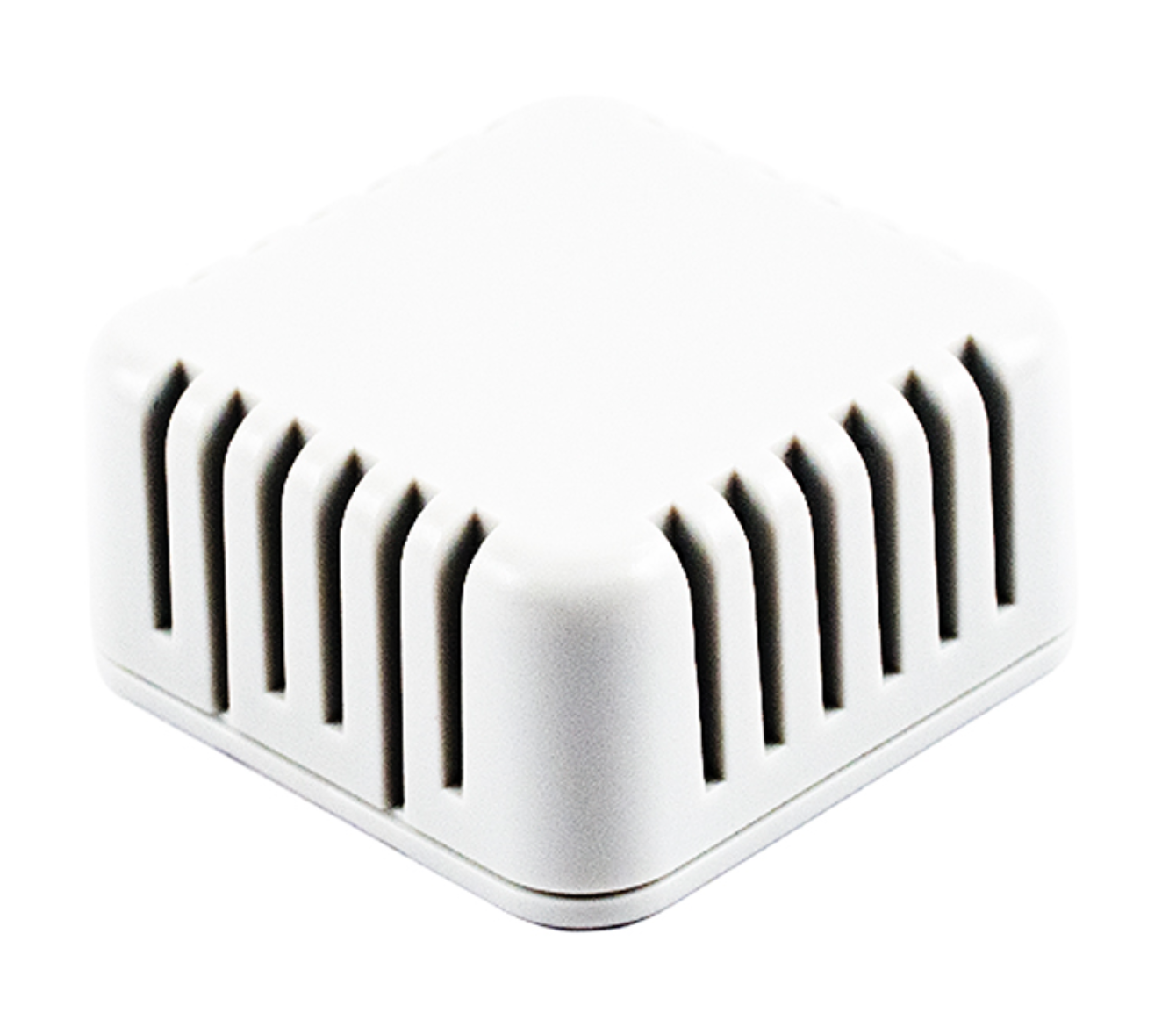 Buy white ABS Plastic Miniature Enclosures Snap   fit wall   mount.  Vented Sensor Enclosure