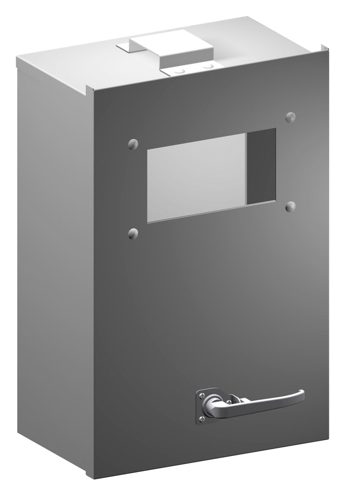 Type 1 Mild Steel Metering Cabinets (Ontario Hydro Version) CMC O Series  Hinge Door with Handle and Viewing Window