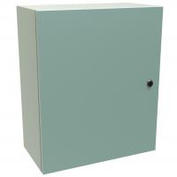 Eclipse Series     Painted Type 4 Mild Steel Enclosures with Concealed Hinge and Quarter   Turn Latch ANSI 61 Gray-1