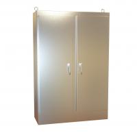Type 4X Stainless Steel Two Door Freestanding Enclosure HN4 FSTD SS Series (NON-STOCKING ITEM - LEAD TIME VARIES) - 0