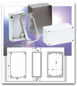 Buy light-gray-bottom-clear-cover Nema 4X Polycarbonate PN Series High Impact